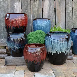 Grande Vaso de Flores Plantador de Vasos de Plantas De Cerâmica vasos de flores e plantadores de vaso de flores