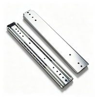 Glissières de tiroir à roulement à billes à extension complète robustes de 76 mm, glissières télescopiques pour établi, remorque de camping-car, boîte de rangement industrielle