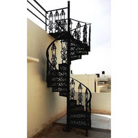 Escalera de Caracol de Hierro Fundido de Estilo Victoriano Europeo