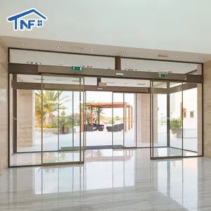 Interior Australia Aluminium Electric Balcony Hall Sliding Doors Automatic Sensor Glass Sliding Auto Sliding Door System