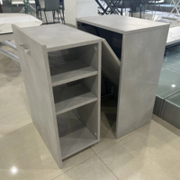 Bureau en bois convertible intelligent et moderne, pliable et peu encombrant, pour la maison et la table.