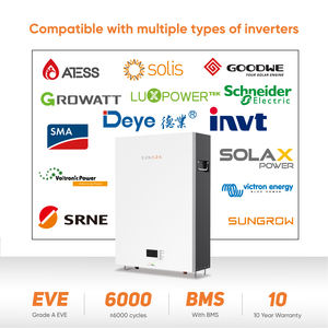 Sistemas de Almacenamiento de Energía Solar para el Hogar SunArk Powerwall, 48V 51.2V 200Ah 100Ah 5Kw 10Kw, Paquete de Baterías de Iones de <span class=keywords><strong>Litio</strong></span> y Fosfato Lifepo4 - Product Image 3