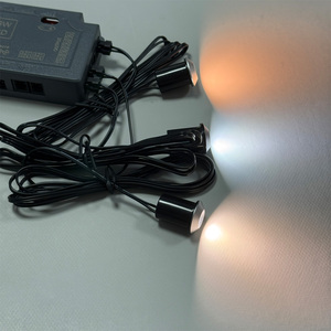 Mini projecteur LED encastré 12V 0,7W par pièce, faisceau 35 degrés, Ra>95, couleurs Rouge, Bleu, Vert, Blanc Chaud, Blanc Naturel, Blanc Pur pour armoire - Product Image 3