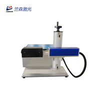 Machine de marquage laser à fibre 3D refroidie par air 100W pour lettres arabes sur claviers, ordinateurs et applications plastiques