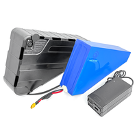 Batterie de vélo électrique triangulaire 72V 20AH, conception d'usine, compatible 36V/48V/52V/60V/72V, 20Ah/25Ah/30Ah, 1000W/2000W, pack de batteries lithium pour vélo électrique