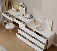 Armario de almacenamiento multifuncional para dormitorio, tocador moderno y minimalista, de alta gama, pequeño y multifuncional