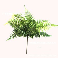 Faux gazon pour vitrine, arrangement haut de gamme pour cimetière, décoration paysagère, bouquet de plantes artificielles de fougère