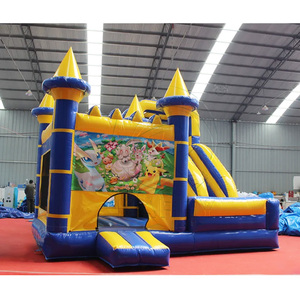 Château gonflable géant personnalisable avec toboggan, pour enfants et adultes, idéal pour le jardin extérieur - Product Image 5