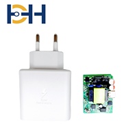 25 vatios USB tipo C carga súper rápida todo en uno PCBA solución diseño SKD cargador móvil placa de circuito PCBA