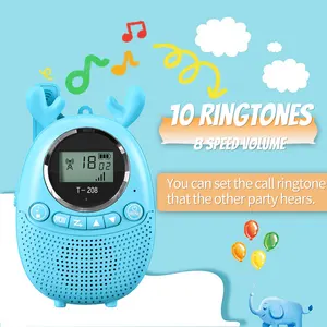 2024 hadiah Hari anak-anak Walkie talkie untuk anak-anak, mainan isi ulang 1km rentang walkie talkie untuk anak laki-laki dan perempuan umur 5-7 tahun