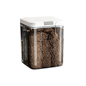 Cat Food Storage Bin Rectangle 20-35L Sealed Moisture Proof Pet Food Container Standing Type Eco Friendly - Product Image 1