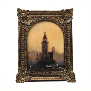 Advanced 5x7 Inch Vintage Picture <strong>Frame</strong> <strong>Antique</strong> Arch Gothic Photo <strong>Frame</strong> Retro Wall Hanging Stylish Home Decor Resin Art <strong>Frame</strong> - Product Image 1