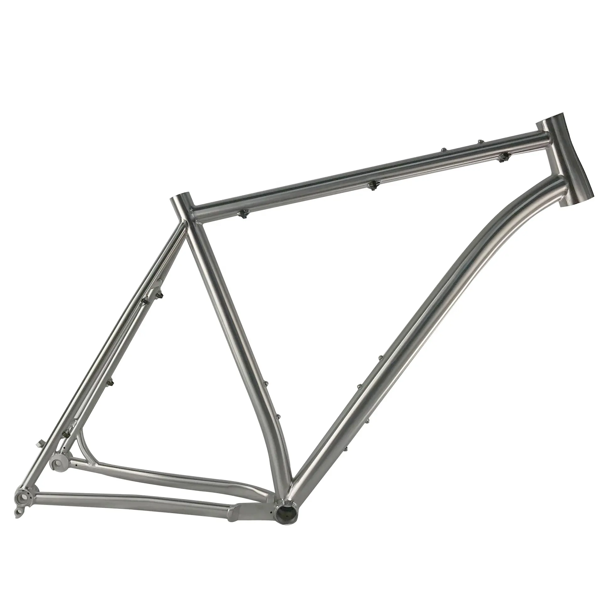 Big size custom 29 hardtail mountain bike frame with craved geometry design for 2.8" tyre