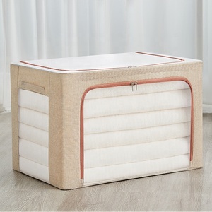 Multifunctional Foldable <strong>Clothes</strong> <strong>Storage</strong> Box Zipper Collapsible Washable <strong>Storage</strong> <strong>Unit</strong> for Home Wardrobe or Bag Use - Product Image 1