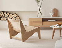 L7121 Salon Chambre à coucher Loisirs Dossier simple Chaise en rotin