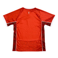 Maillot de football d'équipe rouge à imprimé intégral, séchage rapide, respirant, pour homme, uniforme d'entraînement pour supporter avec logo croix suisse