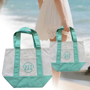 Borsa Shopper Grande Personalizzata <span class=keywords><strong>con</strong></span> Logo, Riutilizzabile, in Tela di Cotone Organico, Ricamata, <span class=keywords><strong>con</strong></span> Cerniera e Tasca - Product Image 5