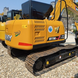 Excavadora Usada Sany 75C de 7.5 Toneladas, Fabricada en China, Modelo <span class=keywords><strong>2022</strong></span>, con Motor, Bomba y Caja de Cambios 95% Nuevos - Product Image 1