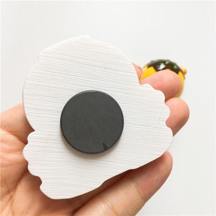 Leuchtende Laterne Kühlschrankmagnet - Gelber Kranichturm Mit LED Beleuchtung, Blaue Ausführung