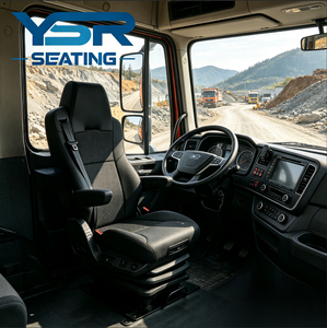 Siège de remplacement pour conducteur de camion lourd avec suspension amortissante pour camions miniers et véhicules utilitaires - Product Image 1