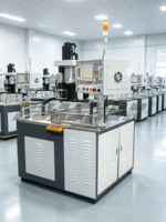Machine d'équilibrage entièrement automatique HUASHUN HJ30Z-W avec perçage automatique pour volant moteur, tambour
