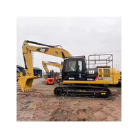 Excavatrice sur chenilles hydraulique d'occasion de haute qualité, 20 tonnes, modèle Caterpillar 320D