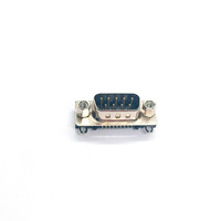 Conectores D-SUB de Alta Calidad, Conector de PCB de Ángulo Recto Macho DB9 de 9 Pines