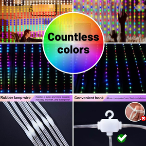 Luces LED Inteligentes para Cortinas, Sincronizables, DIY - Product Image 3