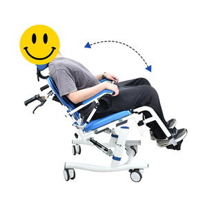 Wei Yikang <b>Commode</b> Chair With Headrest 692A <b>Folding</b> Armrests Movable Brake Nursing Chair - Product Image 1