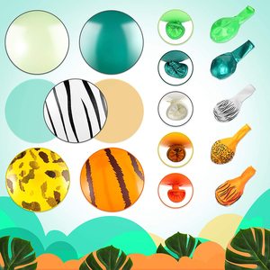 24 pièces de ballons de la <span class=keywords><strong>jungle</strong></span> 12 pouces ballons de <span class=keywords><strong>safari</strong></span> de la <span class=keywords><strong>jungle</strong></span> ballons imprimés d'animaux décorations de fête à thème de la <span class=keywords><strong>jungle</strong></span> - Product Image 3