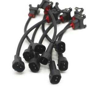 汽车用双向公母18AWG 15CM厘米喷油器电气线束插头适配器 - Product Image 3