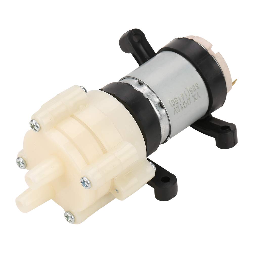 Máy Bơm Nước Bể Cá Mini DC 6V 12V R385, Động Cơ Máy Bơm Nước Có Màng Chắn DC 12V