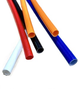 <span class=keywords><strong>Manchon</strong></span> en Fiber de verre revêtu de Silicone à température d'isolation thermique élevée de <span class=keywords><strong>200</strong></span> degrés - Product Image 1