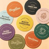 Sous-verres en papier personnalisés pour hôtels et restaurants, sous-verres absorbants jetables pour bars, KTV, bière, café, tapis pour boissons