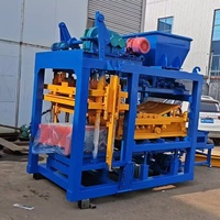 Machine à mouler des blocs de béton entièrement automatique QT4-25, machine à briques multifonctionnelle pour usine de ciment