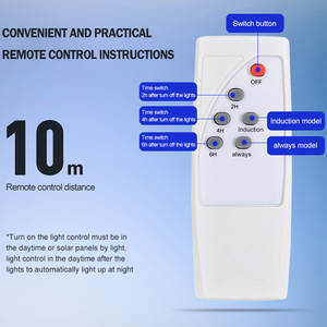 HUAPAI-farola Solar LED para exteriores, accesorio de iluminación IP65, <span class=keywords><strong>30W</strong></span>, 60W, 90W, 120W - Product Image 5