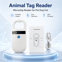 Lecteur d'animaux 134.2 Khz Lecteur de puces pour animaux de compagnie 180 Scanner portatif pour animaux de compagnie