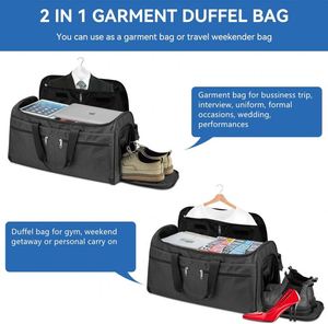 Bolsa de viaje para trajes de fábrica BSCI, bolsas de ropa personalizadas con logotipo personalizado - Product Image 4