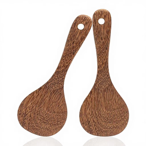 Lumina Juego de 2 Tenedores de Madera Antiadherentes para Servir Arroz, Utensilios de Cocina de 8.27 Pulgadas - Product Image 1
