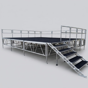 Aluminum Stage Platform Portable Tool-Free for Wedding Concert Festival Outdoor - Product Image 2