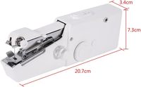 Machines à coudre portables pour travaux manuels sur tissus, couture, broderie, sans fil, électriques, mini-sac, usage domestique