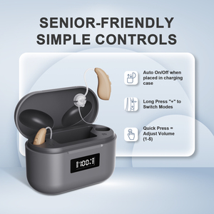 JINGHAO Audífonos para Sordos de Nuevo Diseño, Recargables, Digitales - Product Image 2