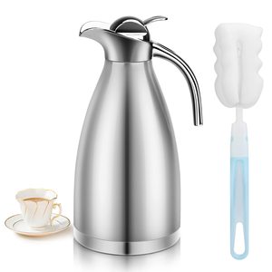 Commerciale 2L in acciaio inox caffè Thermos maniglia per caffè/ristoranti all'ingrosso disponibile tè frutta infusione brocca - Product Image 4