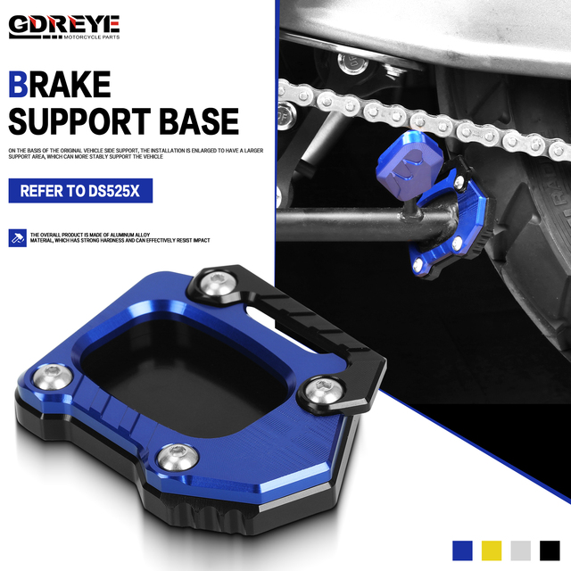 NEW Kickstand Enlarge Motorcycle for DS 525X/DSX900 900DSX Side Stand Extension Voge Valico Accessories