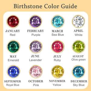 สร้อยคอพลอยสังเคราะห์สำหรับผู้หญิงสร้อยคอประดับเพชรสวิสสำหรับวันเกิดของขวัญวันเกิดวันแม่ของขวัญสุดพิเศษ - Product Image 6