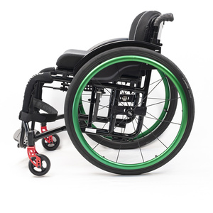 Le fauteuil roulant sportif pliable peut être conçu et ajusté individuellement en fonction de la condition physique et des exigences de l'utilisateur - Product Image 3