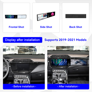 ZWNAV Double écran 24,6 pouces pour Ford Territory 2019-2021 <span class=keywords><strong>Android</strong></span> 15 Autoradio GPS Navi Tableau de bord numérique - Product Image 4