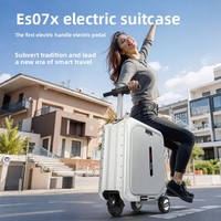 BEKE Bagage de Voyage Trottinette Électrique Intelligente 20 Pouces, Moderne avec Télécommande Automatique, Connectivité Bluetooth et Roues Pivotantes PC