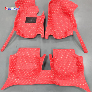 Muchkey su misura per tutte le stagioni impermeabile antiscivolo in pelle <span class=keywords><strong>tappetini</strong></span> per auto per <span class=keywords><strong>Jeep</strong></span> Cherokee WK2 bussola gladiatore rinnegato - Product Image 1