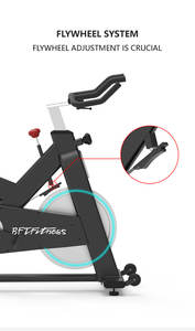 Cyclette per Allenamento Cardio, Attrezzatura Fitness di Alta Qualità per Palestra, <span class=keywords><strong>Spin</strong></span> <span class=keywords><strong>Bike</strong></span> Commerciale con <span class=keywords><strong>Volano</strong></span> da 20kg - Product Image 5